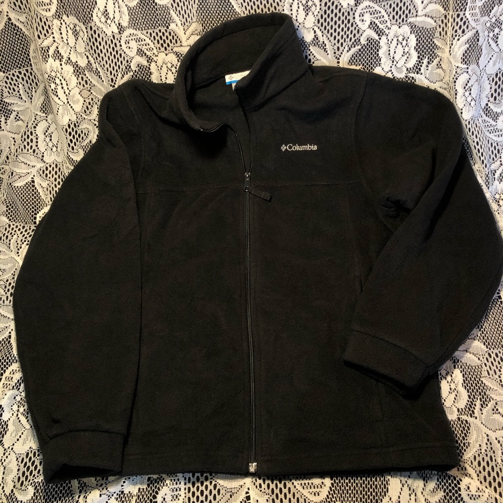 Kids Columbia Fleece Jacket Black Size 14/16
